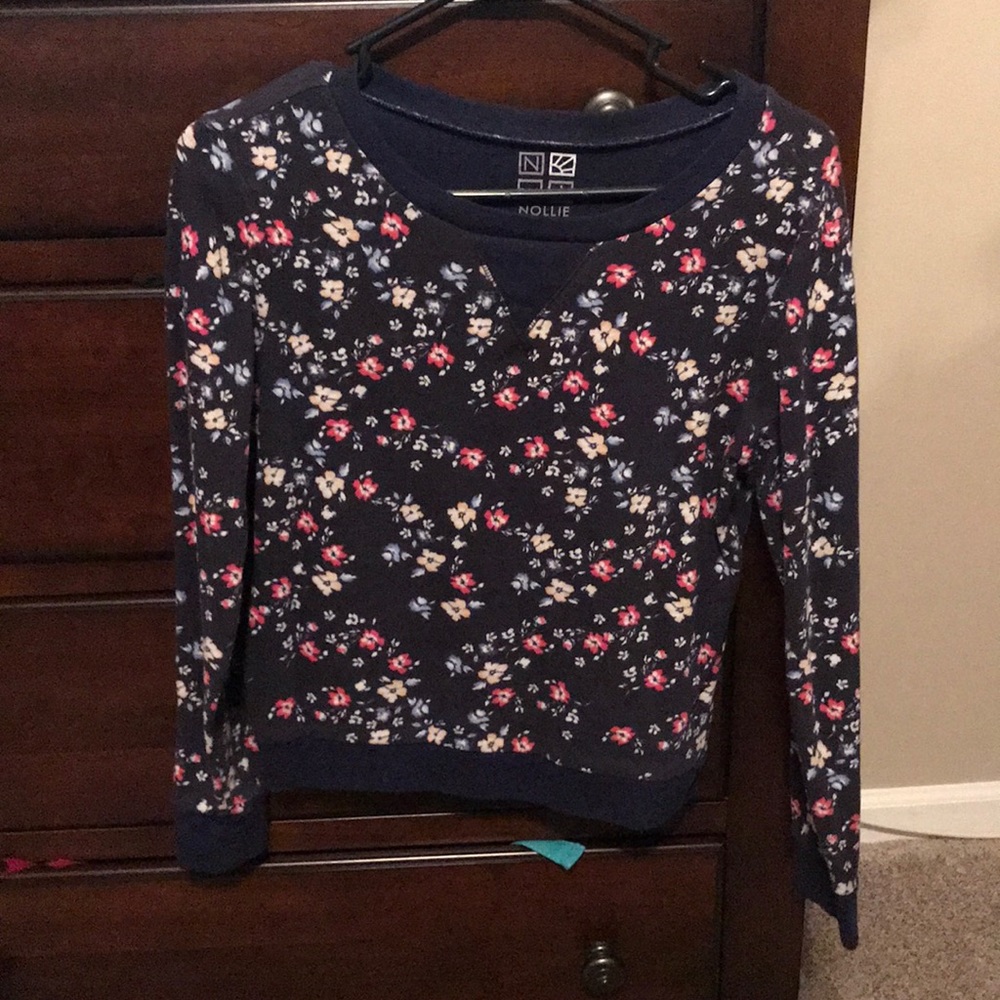 Floral sweater